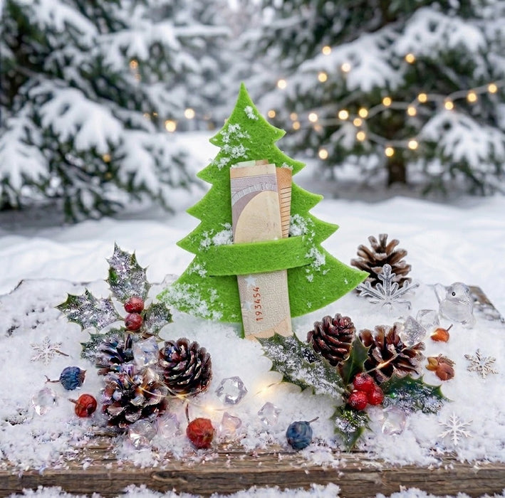 Tannenbaum A mit Schlitz Geld