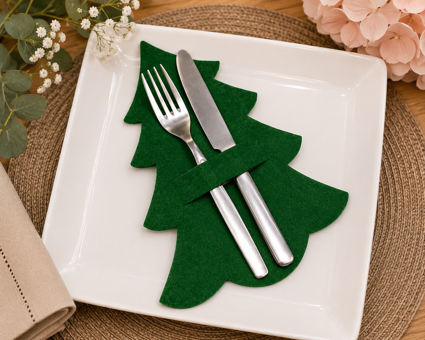 Tannenbaum B mit Schlitz Besteck