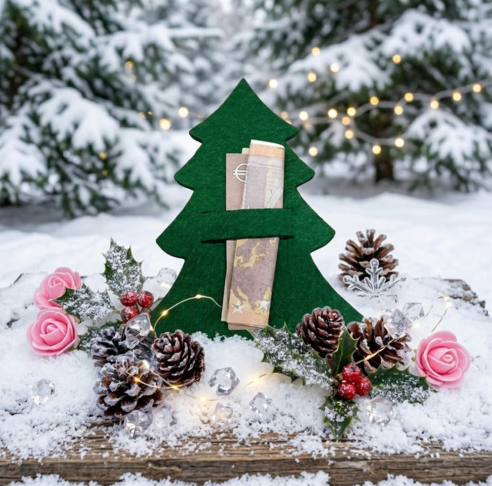 Tannenbaum B mit Schlitz Geld
