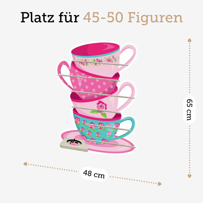 Regal für Musikbox - Tassenstapel