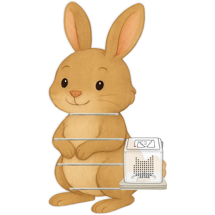 Regal für Musikbox - Tier Hase