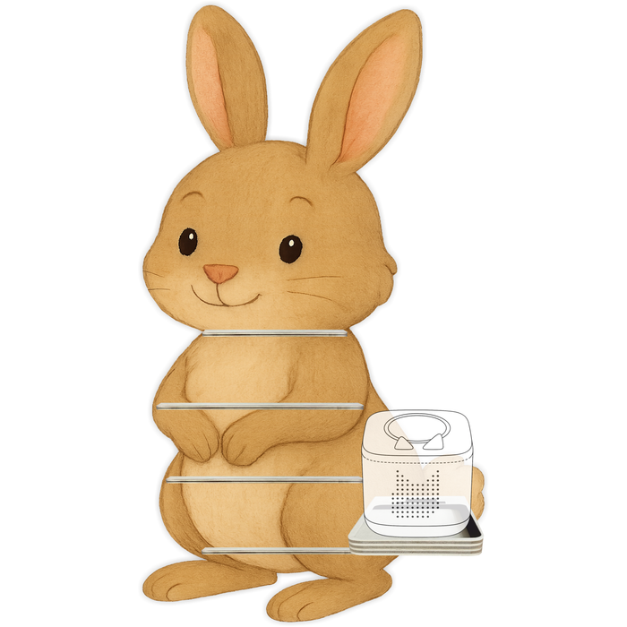 Regal für Musikbox - Tier Hase