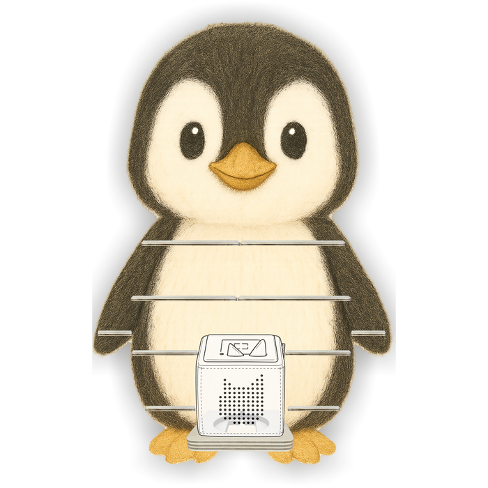 Regal für Musikbox - Tier Pinguin