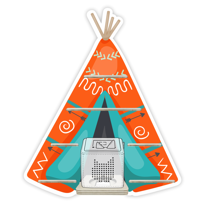 Regal für Musikbox - Tippie orange