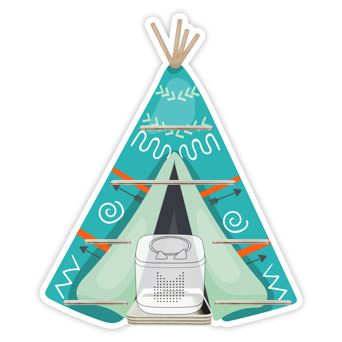 Regal für Musikbox - Tippie türkis