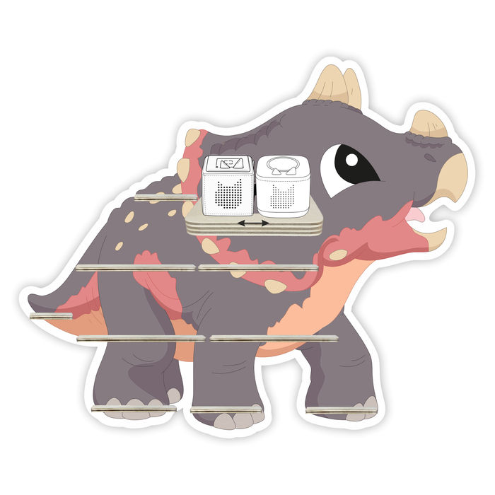 Regal für Musikbox - Triceratops Dinosaurier 2
