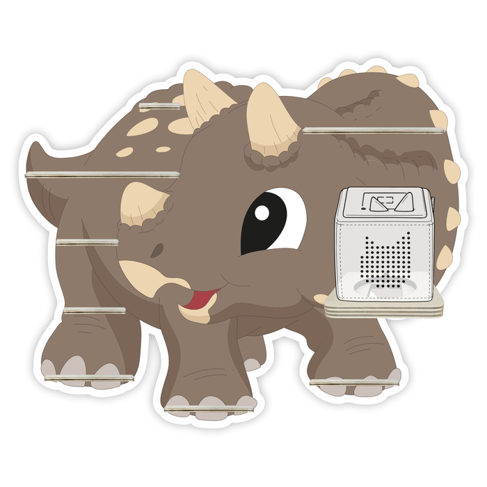 Regal für Musikbox - Triceratops Dinosaurier