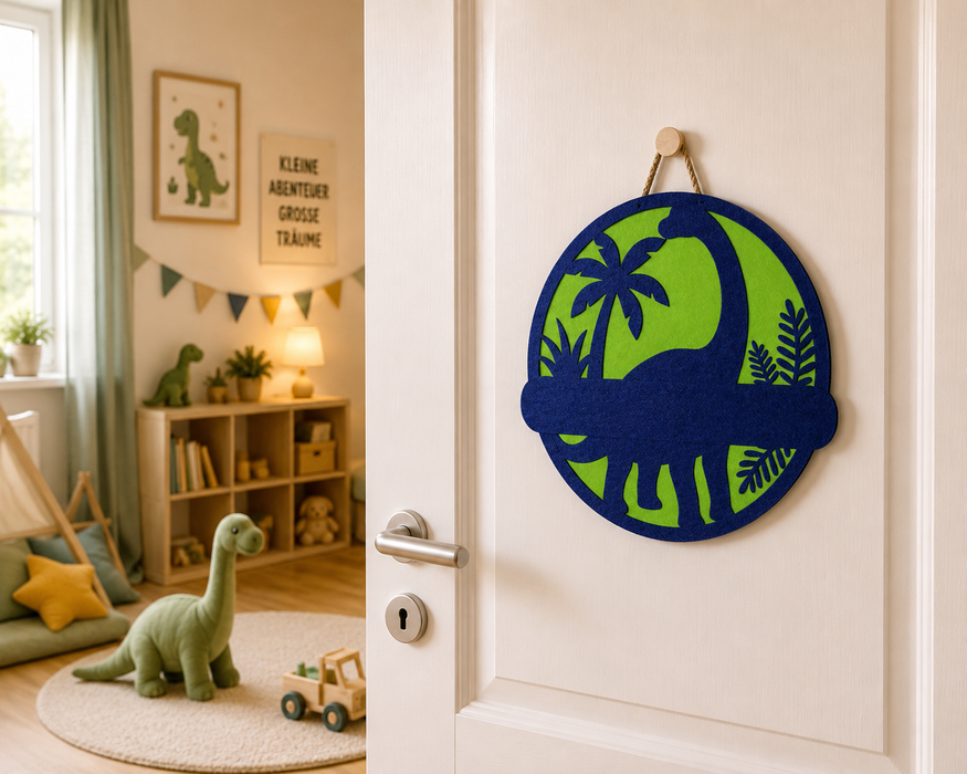 Türschild / Namensschild Dinosaurier 2