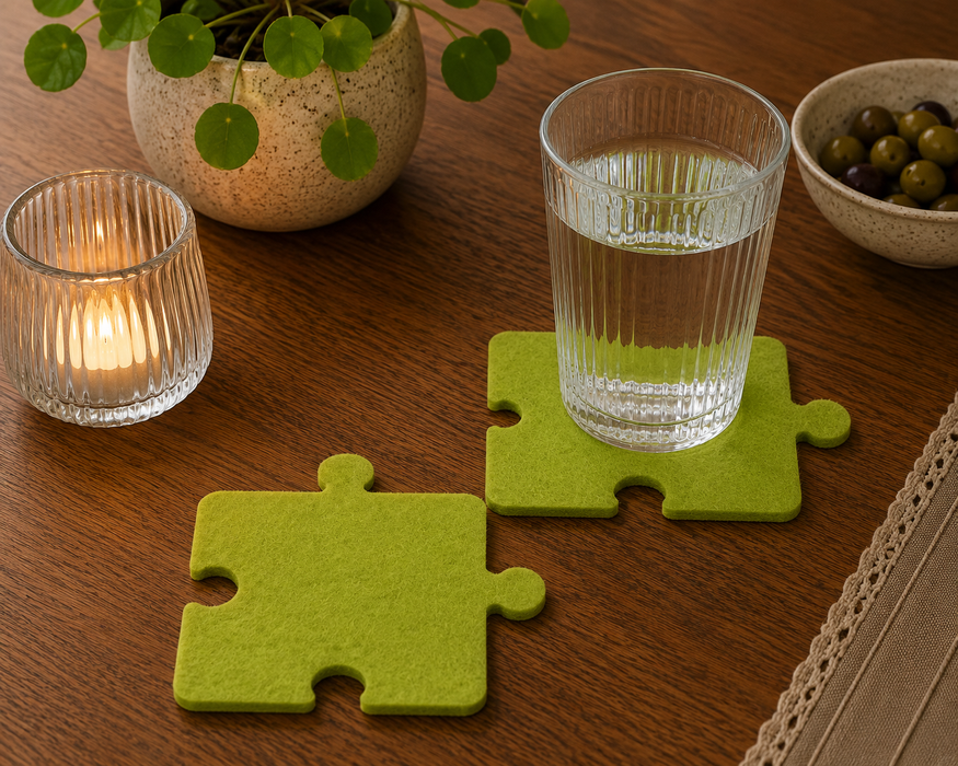Untersetzer Puzzle 10x10 cm - 4er Set