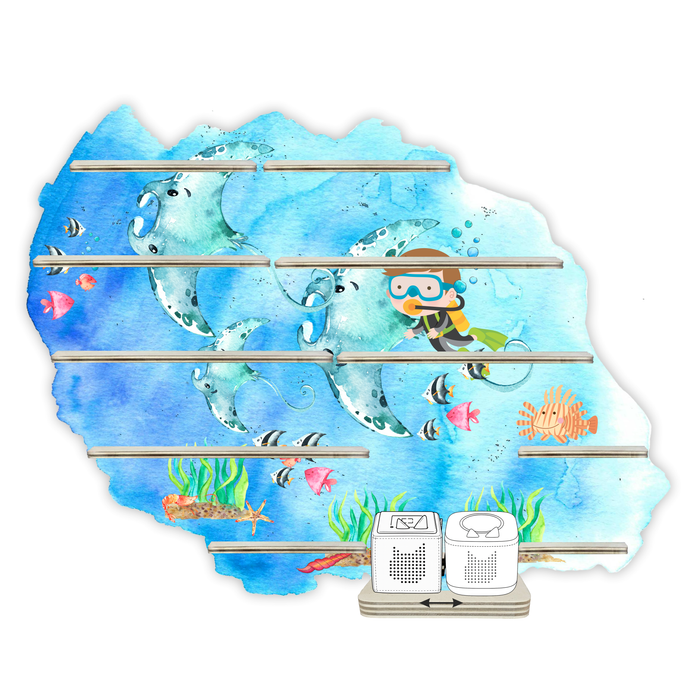 Regal für Musikbox - Unterwasserwelt Taucher