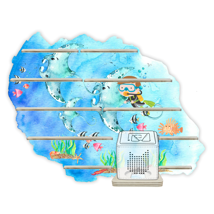Regal für Musikbox - Unterwasserwelt Taucher