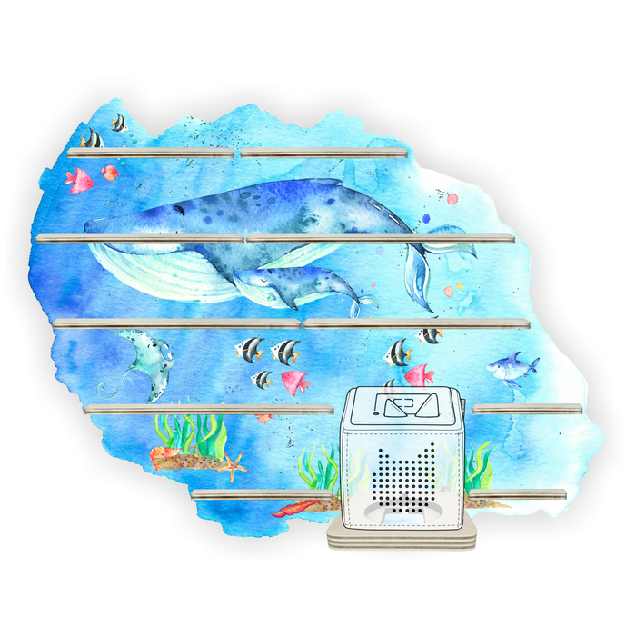 Regal für Musikbox - Unterwasserwelt Wal