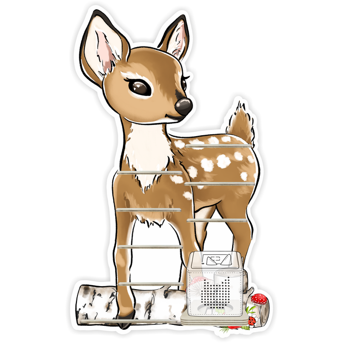 Regal für Musikbox - Waldfreunde Reh