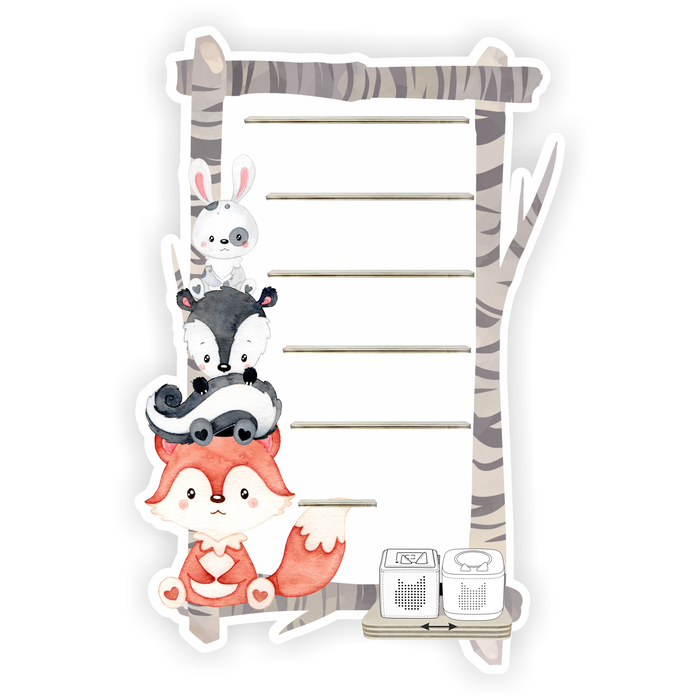 Regal für Musikbox - Waldtiere Rahmen