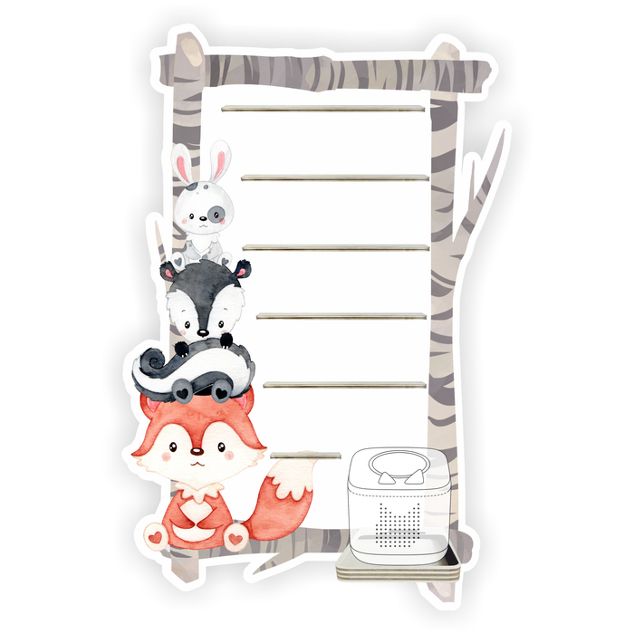 Regal für Musikbox - Waldtiere Rahmen