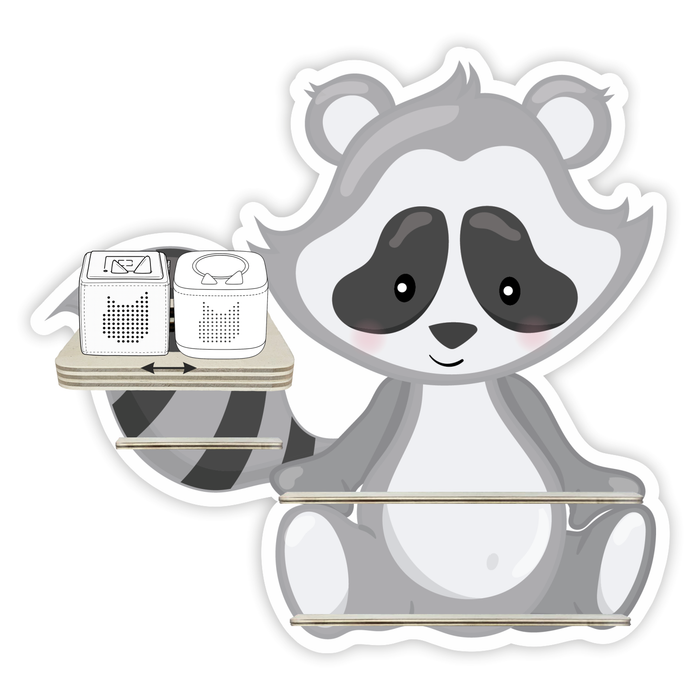 Regal für Musikbox - Waschbär