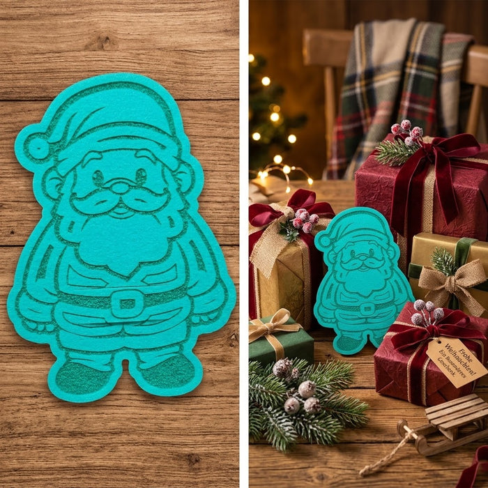 Weihnachtsmann Schlitz Geld Graviert