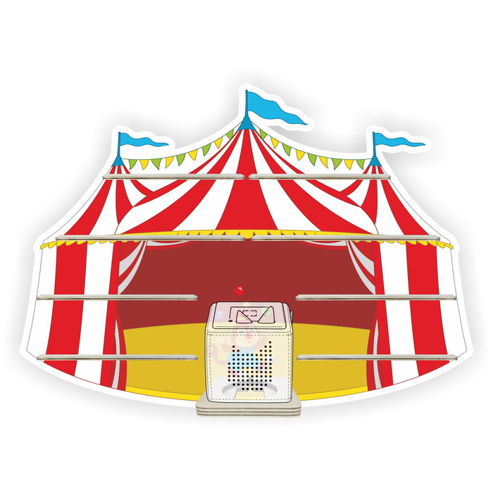 Regal für Musikbox - Zirkus
