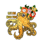 Lade das Bild in den Galerie-Viewer, Bügelbild 1014 Octopus Let me Hug you
