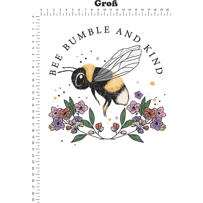 Bügelbild 1028 Bee Bumble and Kind