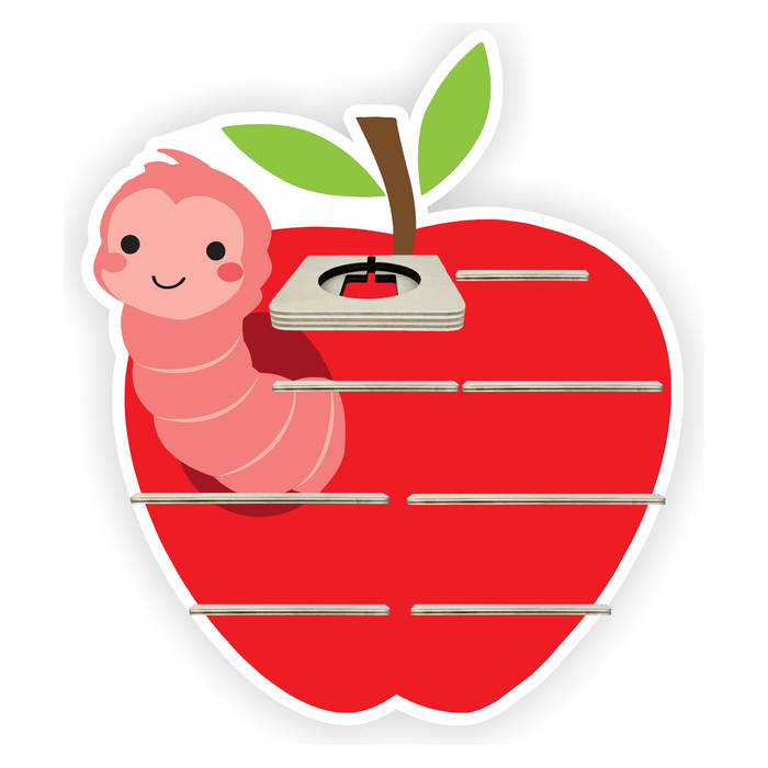 Regal für Musikbox - Apfelwürmchen