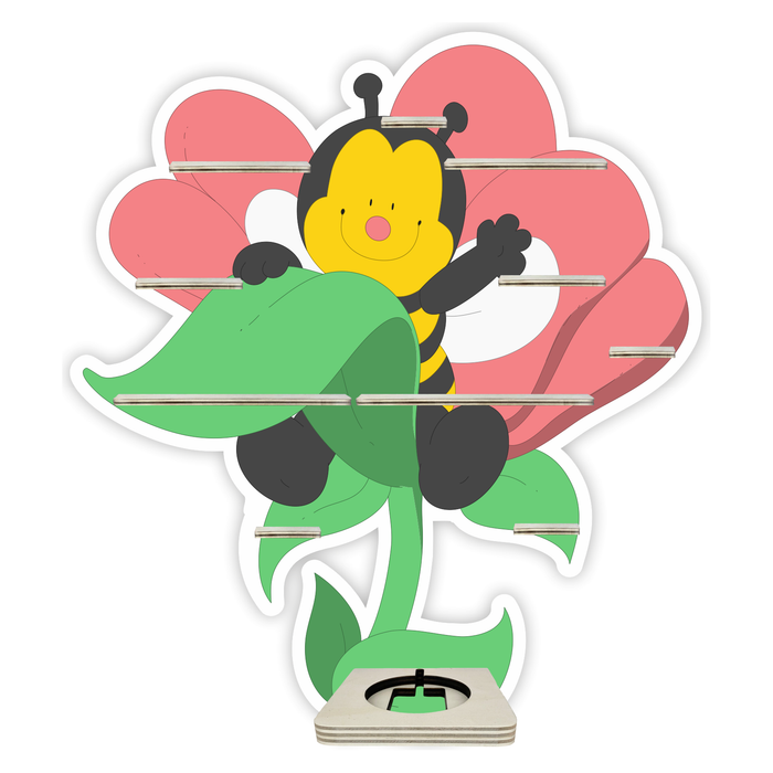 Regal für Musikbox - Blumenbiene