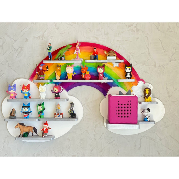 DIY Regal für Musikbox - Regenbogen