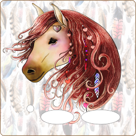 Folie für Musikbox - Liebes Pferd