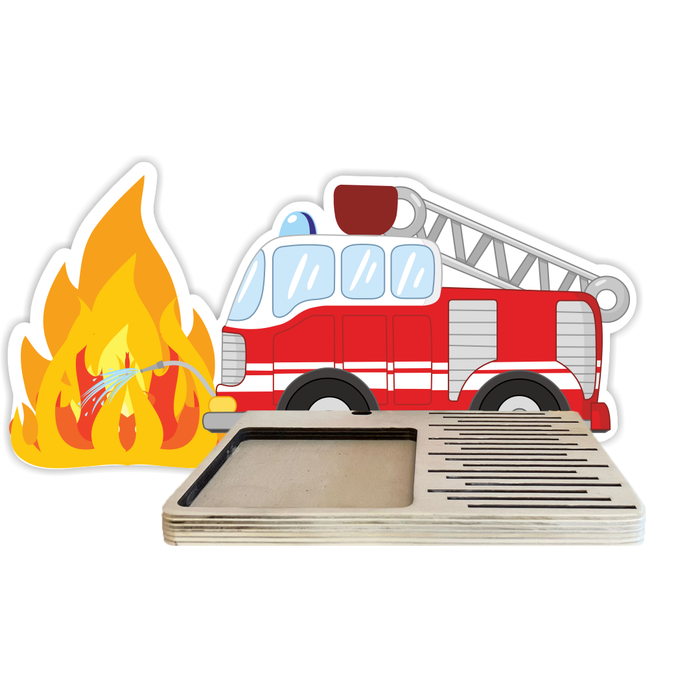 Regal für Musikbox - Starter Set Tigerbox - Feuerwehrbrand