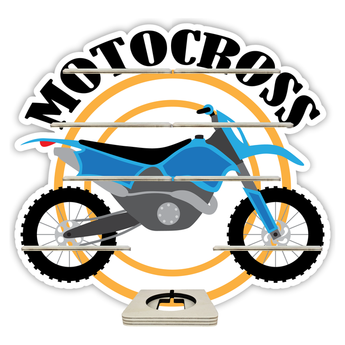 Regal für Musikbox - Motocross