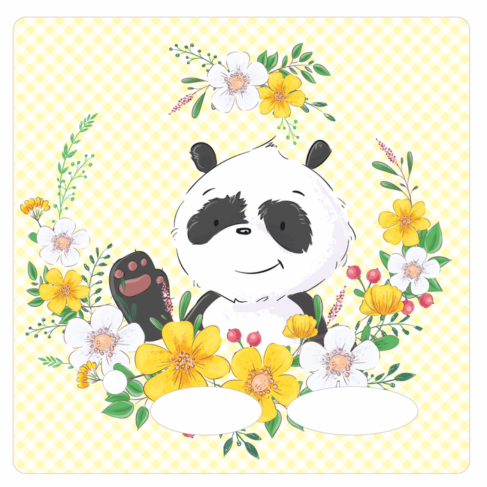 Folie für Musikbox - Pandablume