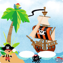 Folie für Musikbox - Piratenschiff
