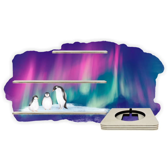 Regal für Musikbox - Starter Set - Polar Pinguine