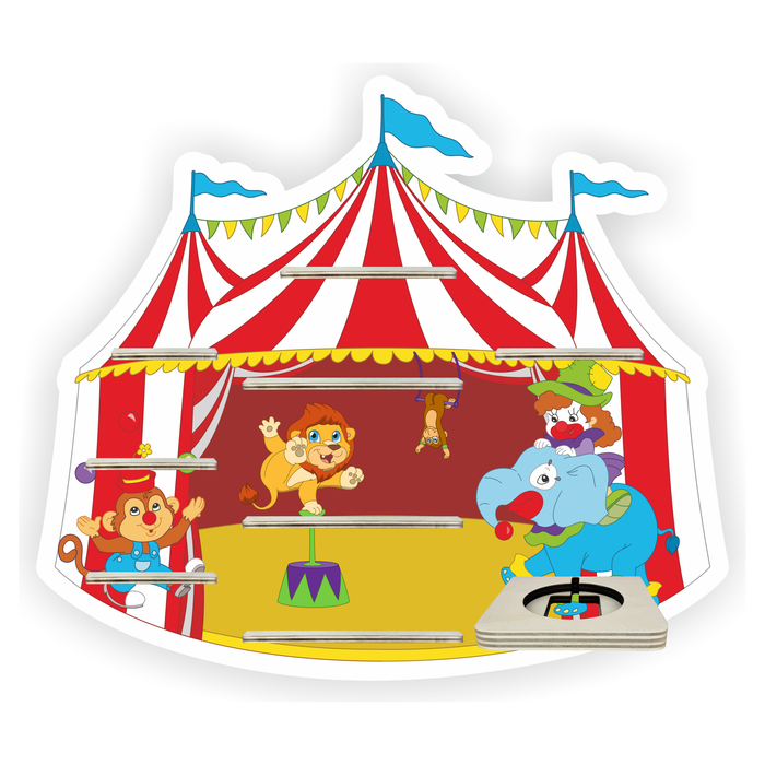Regal für Musikbox - Zirkus